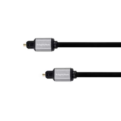 Kruger&Matz 10m Toslink optikai kábel közelről - Optikai kábel