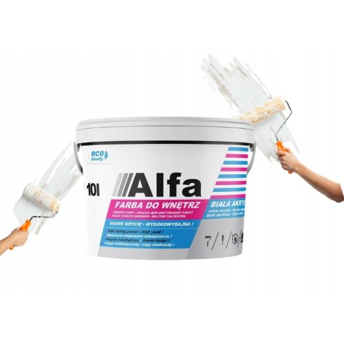 Fehér, matt akril falfesték Alfa 9l 144836910