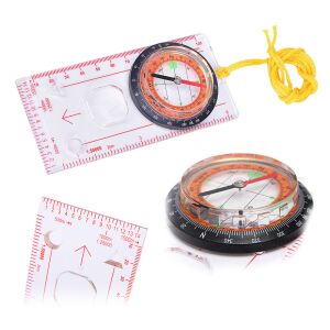 Kompas mapowy kartograficzny płytkowy busola sznurek podróżny dzień ojca 144839206 - Iránytű
