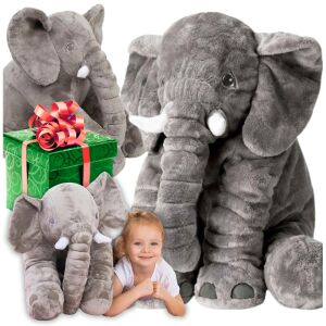 Duża poduszka słoń maskotka przytulanka pluszowy miś prezent dziecka jasiek