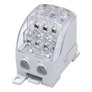 Univerzális elosztó blokk SUB 400 Al/Cu 82080 SIMBLOCK, szürke 144840866 - Sorkapocs