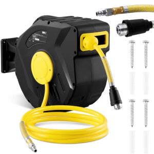 Pneumatikus nyomótömlő automata dobon 18 bar 20 m + 3 m 144840884 - Tömlőkocsi