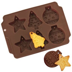 Barna szilikon karácsonyi sütiforma SILLINIE 144842649 - Főzőedény & Sütőedény