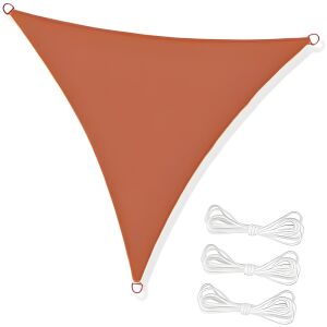 Markiza żagiel zacieniacz 4x4x4 trójkąt wodoodporny uv ogrodu restauracja 144845886 - Kert