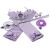 Lila karneváli jelmez szett, kesztyű, karkötő, jégkirályság tiara 144846276