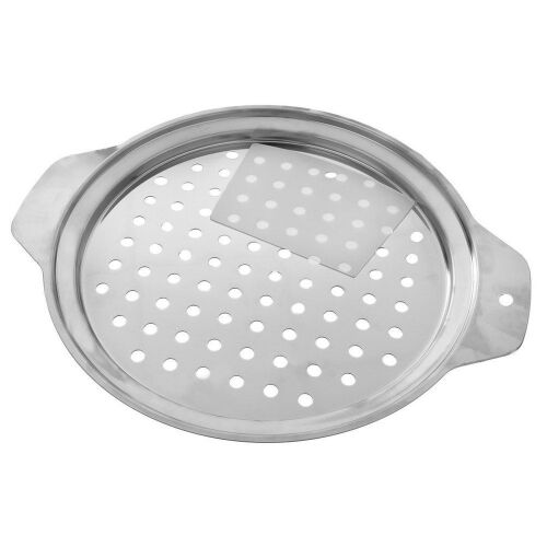 Orion 27 cm-es rozsdamentes acél gombócreszelő fogantyúkkal - Nokedli szaggató