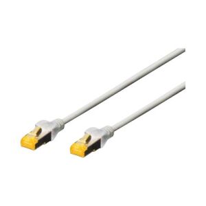 DIGITUS patch kábel - 10 m - szürke | férfi | RJ-45 | CAT 6a 144848548 - Kábel & Tartozék