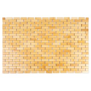 Csúszásgátló bambusz fürdőszobaszőnyeg 80x50 cm