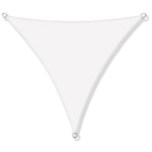 Napellenző vitorla, vízálló, nejlon, 3x3x3m, fehér