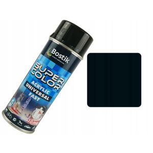 Super Color univerzális sprayfesték 400 ml fényes fekete 144851948 - Festék spray