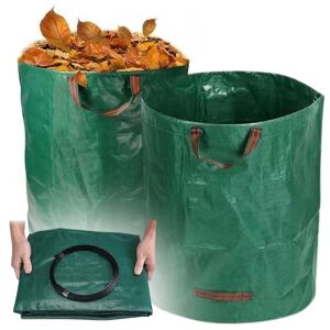 2x kosz ogrodowy worek torba na liście ogród pojemnik na trawę kompost 270l GoGarden