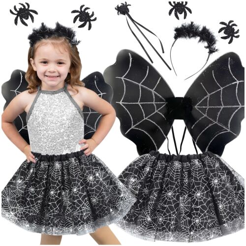 Karneváli jelmez boszorkány jelmez gyerekeknek lányoknak tutu