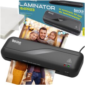 Zestaw do laminowania laminator papieru a4 laminarka na gorąco + 40 folii 144853178 - Irodaszer