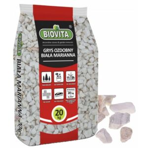 Fehér Mariana díszkő 16-32mm Fehér és szürke díszkő 20kg