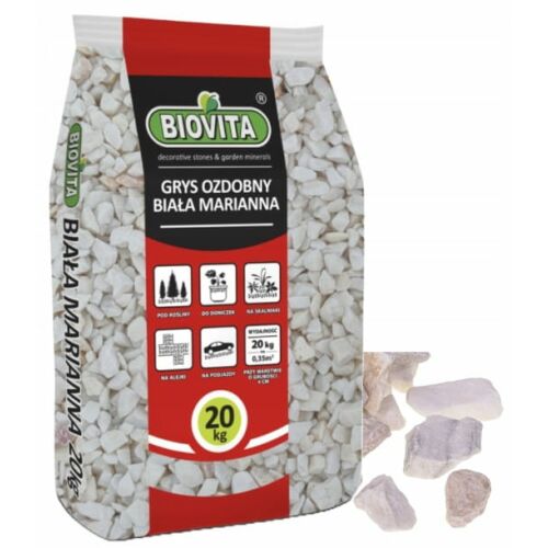 Fehér Mariana díszkő 16-32mm Fehér és szürke díszkő 20kg 144853671