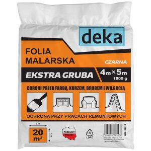 EXTRA VASTAG FEKETE FESTŐFÓLIA 4*5M 1000G - D-300-0211