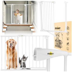 Lépcsőkapu biztonsági korlát védőkapu bejárati ajtó 144856199 - Biztonság a Babaszobában