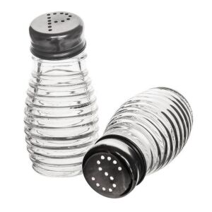 Üveg só- és borsszórók 2 db.