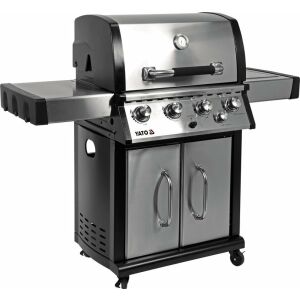 GÁZGRILL 4+1 ROZSDAMENTES ACÉL 17,5 KW - YG-20013
