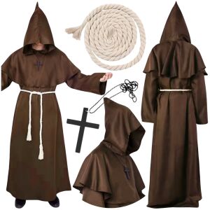 Przebranie halloween dla dorosłych mnich