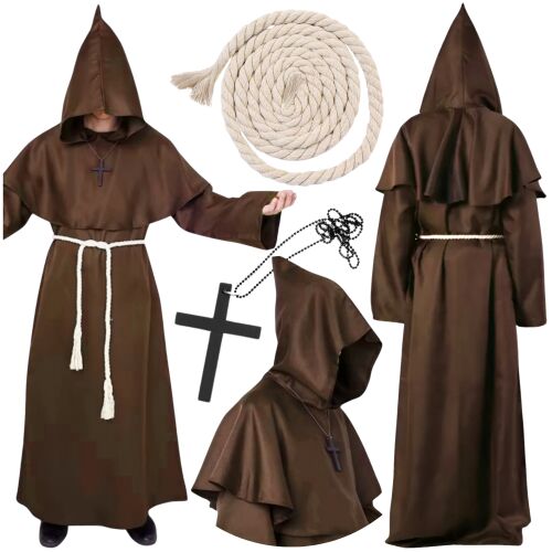 Przebranie halloween dla dorosłych mnich 144859786