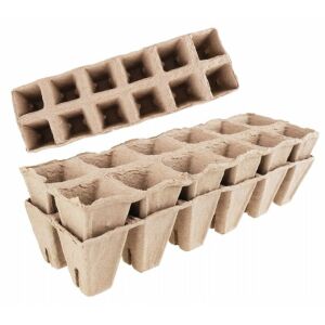 Téglalap alakú cserepek palántáknak, 2x12-es tálca 144860946 - Palántanevelő tálca