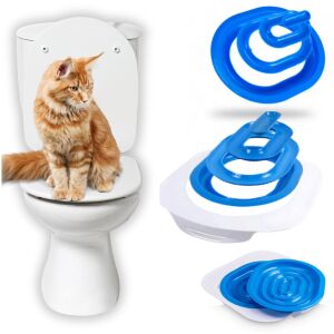 Nakładka na toalete dla kota nauka korzystania z sedesu kuweta sedes żwirek PetJet 144861442 - Macska WC