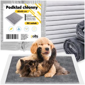 Maty chłonne dla psa podkłady higieniczne do naui sikania szare 60x40 50szt PetJet 144861615 - Kutyapelenka & WC