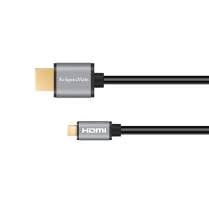 Kruger&Matz Basic HDMI kábel - 2.0, 180 cm, 4K, 60 Hz, HDR 144861872 - HDMI kábel