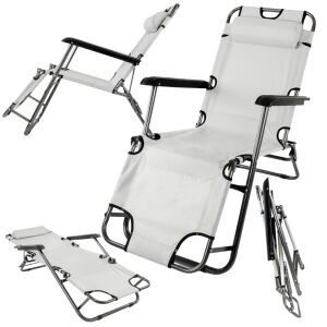 Fotel leżak plażowy turystyczny ogrodowy składany zero gravity prezent 144864912 - Napozóágy & Nyugágy