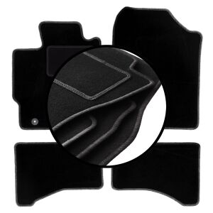 Velúr szőnyegkészlet a következőhöz: Toyota Yaris IV Hybrid ferdehátú (2020-)
