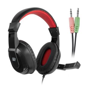 Gamer fejhallgató játékosoknak, mikrofon PC Rebel