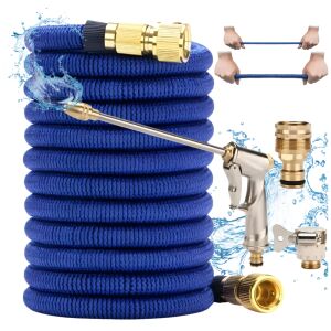 Wąż ogrodowy rozciągliwy nawodnienie zestaw pistolet złączki zraszacz 45m 144867734 - Öntözés