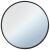 Fa falitükör, fekete, kerek, 50 cm 144868276