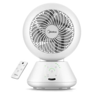 Midea Fan | MDF24JRW TurboForce | Table Fan | White | Number of speeds 5 | Oscillation | Remote control