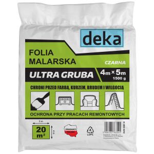 ULTRA VASTAG FEKETE FESTŐFÓLIA 4*5M 1500G - D-300-0212