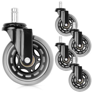 Gumi szék kerekek 7,5 cm / 11 mm 5 db. 144871819 - Irodai szék görgő