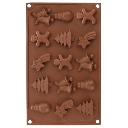 Narancssárga karácsonyi szilikon sütiforma SILLINIE 144873300