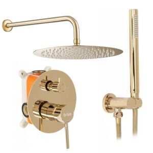 Bateria wannowa prysznicowa ścienna podtynkowa zestaw natrysk deszczownica