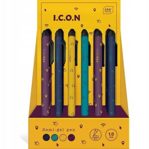 Kék automata golyóstoll érintőceruzával