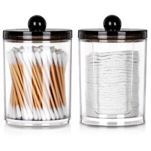 Vattapálcikák és vattakorongok tartója 2 db.