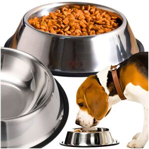 Miska dla psa kota metalowa na jedzenie wodę zwierząt antypoślizgowa 350 ml PetJet