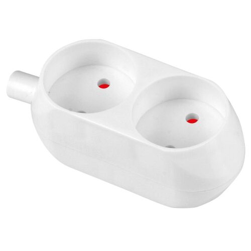 KETTŐS ALJZAT 16A 250V LEVÁLASZTHATÓ B/U FEHÉR - VT-302-0020 144879948