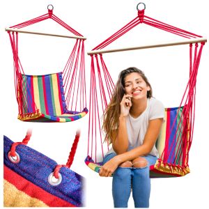 Krzesło wiszące hamak bujak huśtawka fotel podwieszany ogrodowy kokon mocny