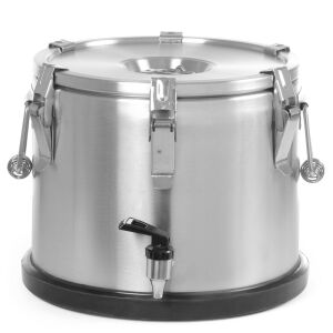 Acél termosz csappal élelmiszer szállításhoz 15L - Hendi 710135 144884568 - Konyhai eszköz