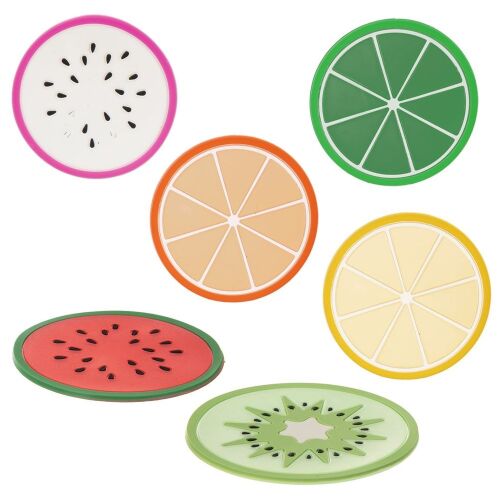 Gyümölcsös pohár alátétek 8,5 cm 6 db. 144884935