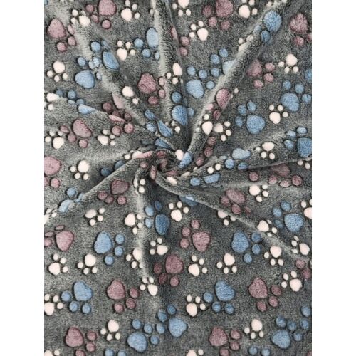 Polár takaró 70x50 cm, sötét mancsok 144885245