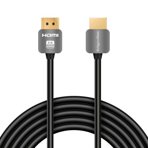 Kruger&Matz 3m HDMI kábel, 4K UHD, nagy sebességű - HDMI kábel