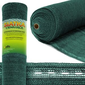 Siatka cieniująca 65g 1,5x50m zielona mocna gruba ochronna wytrzymała mata