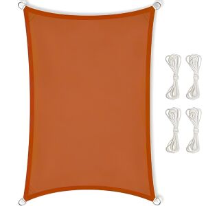 Żagiel zacieniacz markiza uv 3x6 czerwony ogrodowy przeciwsłoneczny premium